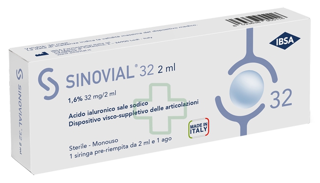 IBSA FARMACEUTICI ITALIA Srl SINOVIAL SIR 0,8% 2ML 1PZ