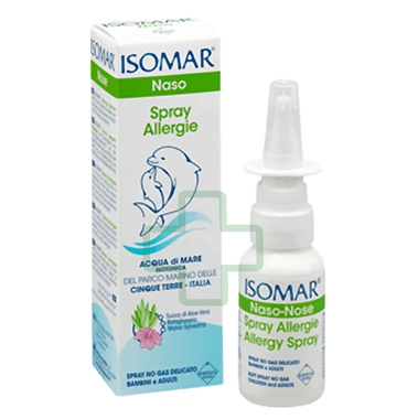 Isomar Linea Pulizia e Salute del Naso Isomar Spray Allergie Acqua di Mare 30 ml