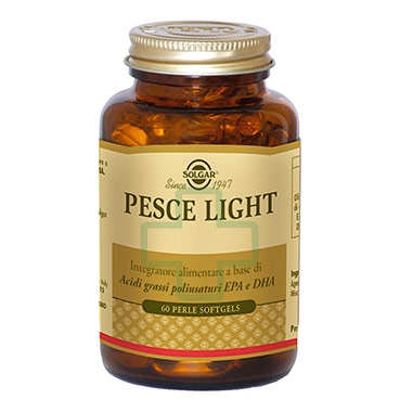 Solgar Linea Colesterolo Trigliceridi Pesce Light Integratore Alimentare 60 Perl