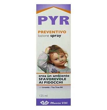 Marco Viti Linea Anti-Pediculosi Pyr Soluzione Preventiva Spray Capelli 125 ml