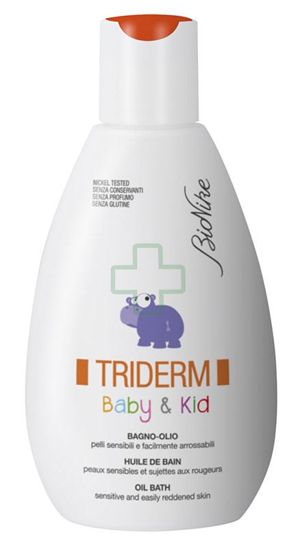 BioNike Triderm Linea Baby&Kids Bagno Olio Detergente Idratante 500 ml