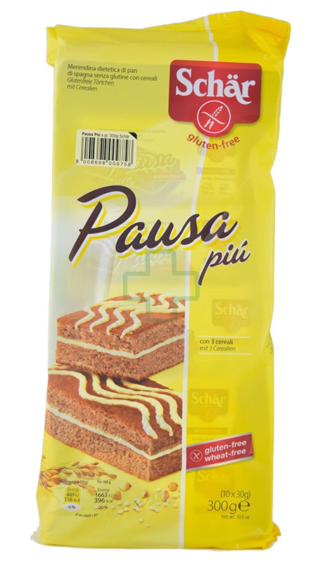 Schar Linea Dolci e Biscotti Pausa Pi Merendina di Pan di Spagna 300 g