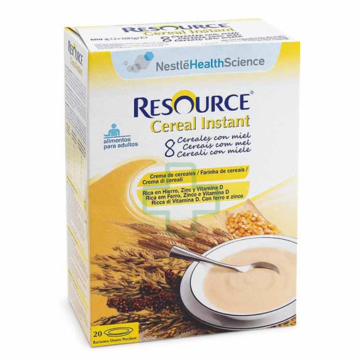 Nestl Linea Alimentazione Speciale Resource Cereal Instant 8Cereali Miele 600g