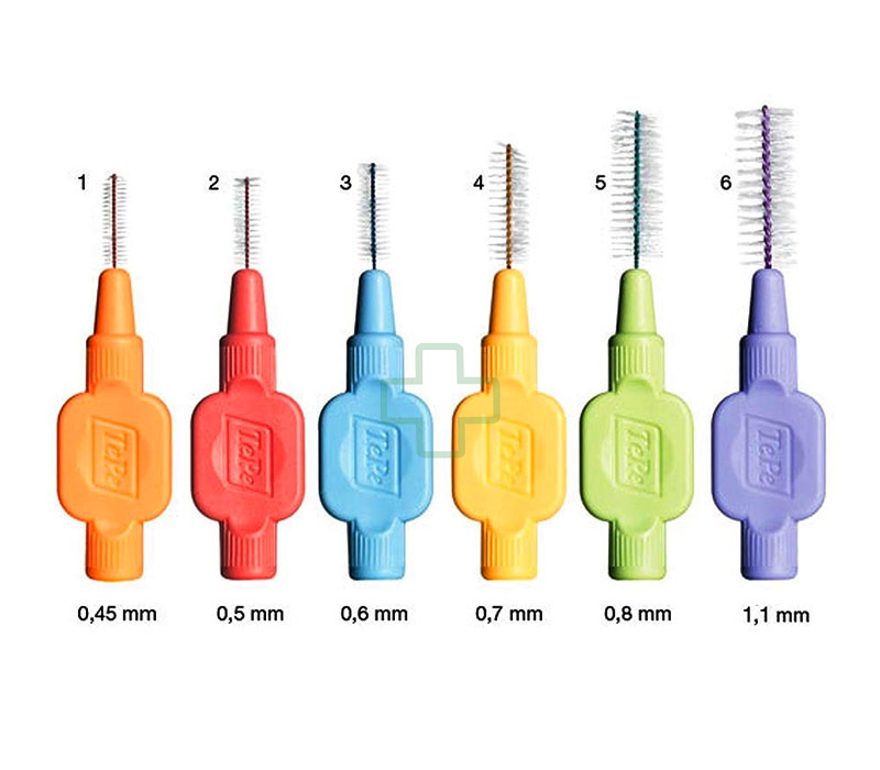 TePe Linea Cura Dentale 6 Scovolini Interdentali Extra Soft Corallo 0,5 mm