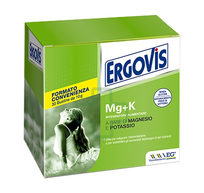 EG Farmaceutici Linea Vitamine Minerali Ergovis Mg+K Integratore 30 Buste