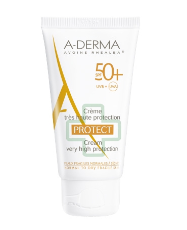 A-Derma Linea Solare Protect SPF50+ Crema Viso Corpo Protezione Altissima 40 ml