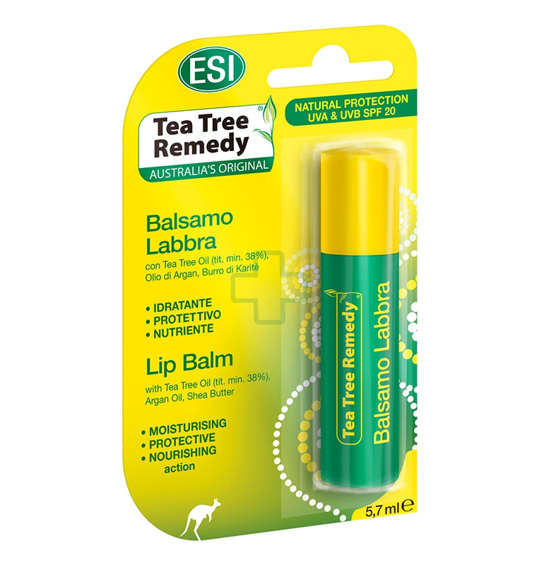 Esi Linea Benessere della Pelle Tea Tree Stick Labbra SPF20 Protettivo 5,7 ml