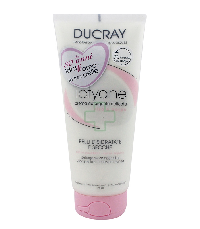 Ducray Linea Disidratazione Ictyane Crema Detergente Delicata 200 ml