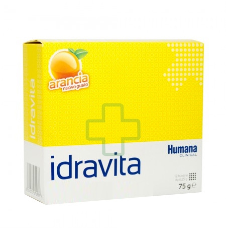 Humana Linea Vitamine Minerali Idravita Integratore Alimentare 12 Buste Arancia