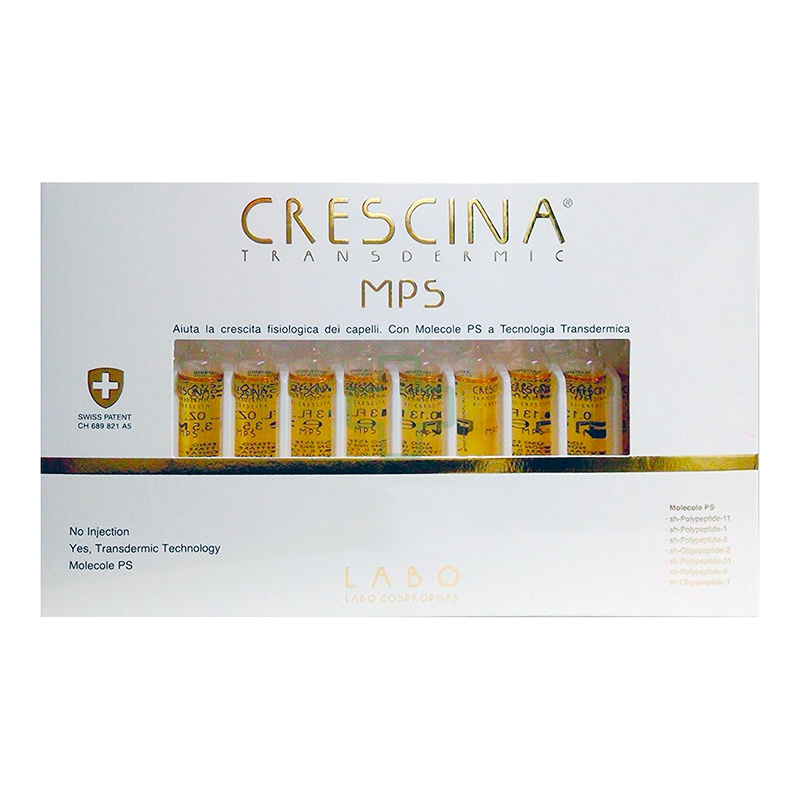 Crescina Linea Transdermic Ri-Crescita MPS 1300 Capelli Donna 40 Fiale