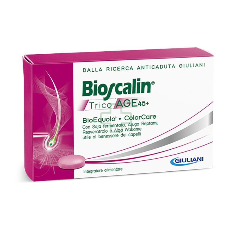 Bioscalin Linea Tricoage 45+ R-Plus BioEquolo Anticaduta Integratore 30 Compress