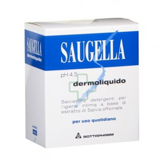 Saugella Linea Classica Blu Detergente Intimo Delicato 10 Salviettine Morbide