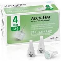 Ago Per Penna Da Insulina Accu-fine Pen Needle Gauge 32 4 Mm 100 Pezzi