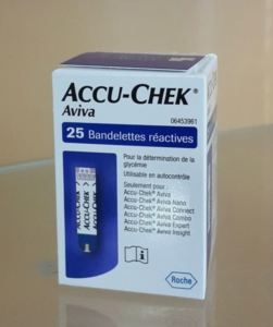 ROCHE Accu-Chek Linea Controllo Glicemia Aviva 25 Strisce Rilevatrici
