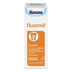 Humana Linea Bambini Vitamine Minerali FluorMil Milte Integratore Gocce 15 ml