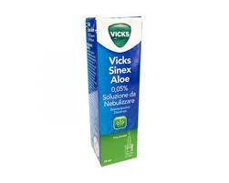 Vicks Sinex Aloe Aloe 0,05% Soluzione Da Nebulizzare Flacone Nebulizzatore 15 Ml