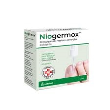 Niogermox 80 Mg/G Smalto Medicato Per Unghie Flacone In Vetro Da 6,6 Ml Con Tappo A Vite Pp + Pennellino Applicatore