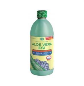 Esi Linea Depurazione e Benessere Aloe Vera Puro Succo Gusto Mirtillo 500 ml