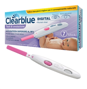 Clearblue Linea Gravidanza Test di Ovulazione Digitale Clearblue 7 Sticks