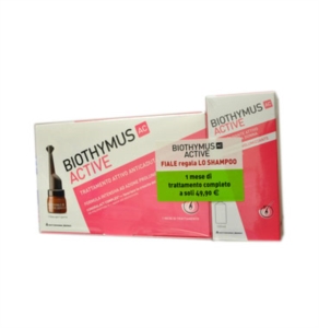 Rottapharm Linea Biothymus AC Active Donna Fiale + Shampoo Ristrutturante