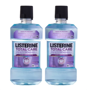 Listerine Linea Igiene Orale Total Care Denti Sensibili Colluttorio 2x500 ml
