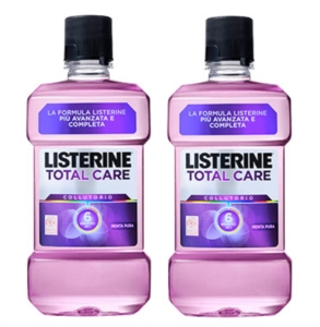Listerine Linea Igiene Orale Quotidiana Total Care 6 in 1 Colluttorio 2x500 ml