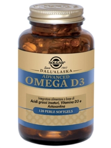 Solgar Linea Colesterolo Trigliceridi Advanced Omega D3 Integratore 120 Perle