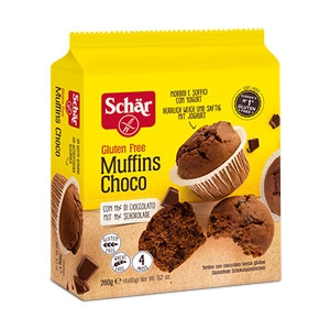 Schar Linea Dolci e Biscotti Muffins Tortine Morbide al Cioccolato 260 g