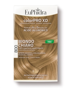 EuPhidra Linea ColorPRO XD Colorazione Extra-Delixata 800 Biondo Chiaro