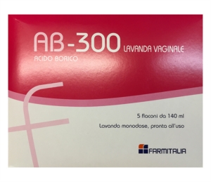 Farmitalia Linea Dispositivi Medici AB-300 Lavanda Vaginale Lenitiva 5 Flaconi
