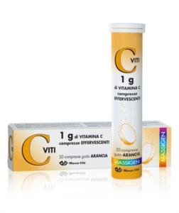 Massigen Linea Vitamine Viti C 1 g Integratore 20 Compresse Effervescenti