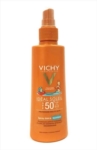 Vichy Linea Ideal Soleil SPF50 Spray Solare Protezione Dolce Bambini 200 ml