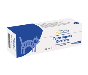Dicofarm Linea Dermatologica Talco Liquido Vitaminico Protettivo Lenitivo 100 ml
