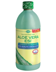 Esi Linea Depurazione e Benessere Aloe Vera Puro Succo Colon Cleanse 1000 ml