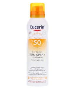 Eucerin Linea Sun SPF50 Spray Corpo Effetto Asciutto Pelle Sensibile 200 ml