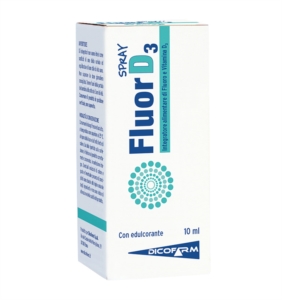 Dicofarm Linea Vitamine e Minerali FluorD3 Spray Integratore Alimentare 10 ml