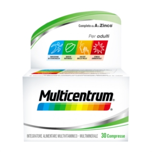 Multicentrum Linea Vitamine Minerali Adulti Integratore Alimentare 30 Compresse