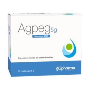 AG Pharma Linea Dispositivi Medici Agpeg Macrogol 3350 Lassativo 30 Bustine 5 g