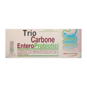 PoolPharma Linea Intestino Sano Triocarbone Enteroprobiotici Integratore 7 Flac