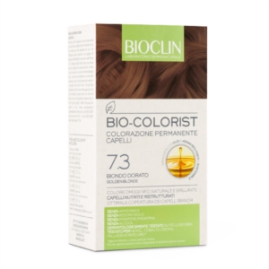 Bioclin Linea Colorazione Permanente Trattamento Capelli 7.3 Biondo Dorato