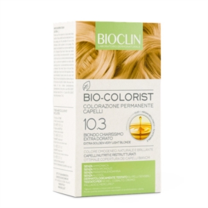 Bioclin Linea Colorazione Permanente Trattamento Capelli 10.3 Bio Chiaris Ex Dor
