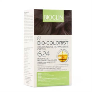 Bioclin Linea Colorazione Permanente Trattamento Capelli 6.24 Bio Scu Beige Rame