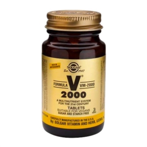 Solgar Linea Vitamine e Minerali Formula VM 2000 Integratore 60 Tavolette