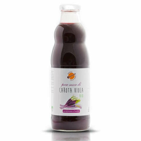 Puro succo di carota viola bio 700 ml prodigi della terra