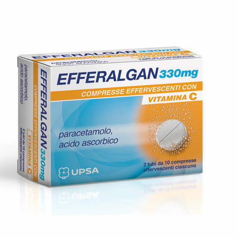 Efferalgan*20Cpr Eff 330+200Mg