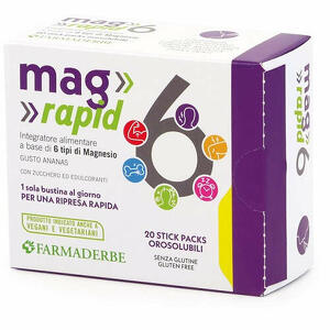 Farmaderbe - Mag 6 rapid 20 stick da 1,5 g